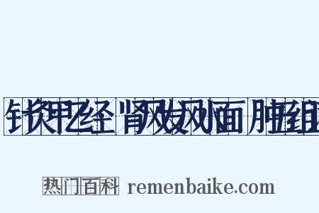 针灸甲乙经·肾风发风水面胕肿五组词是什么意思的图片